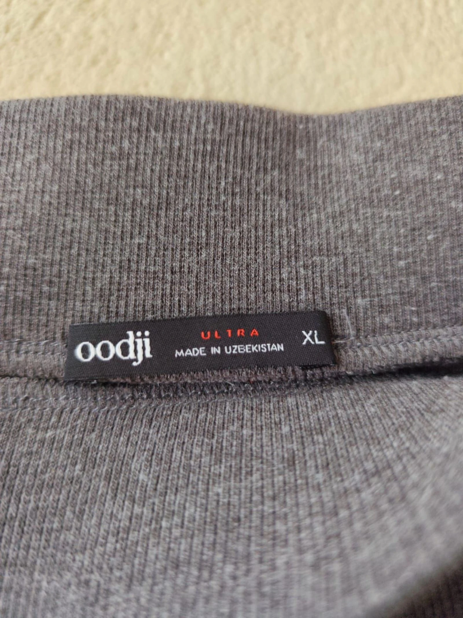 oodji Ultra midi buisrok geribbeld grijs maat XL – photo 2
